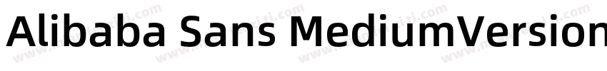 Alibaba Sans MediumVersion字体转换